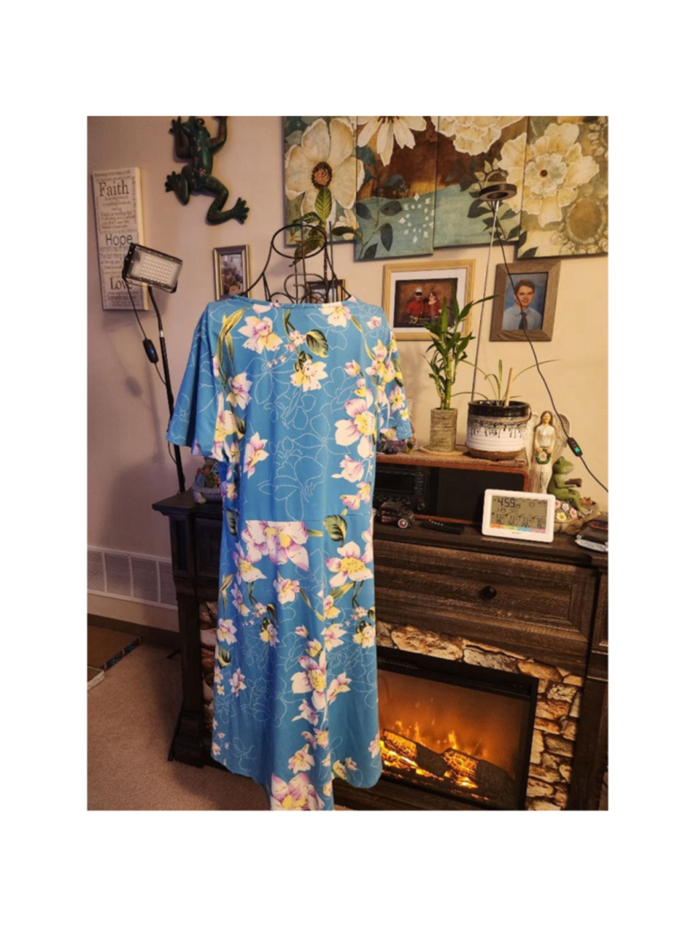 Voianlimo floral button us dress size 2x - Picture 6 of 9